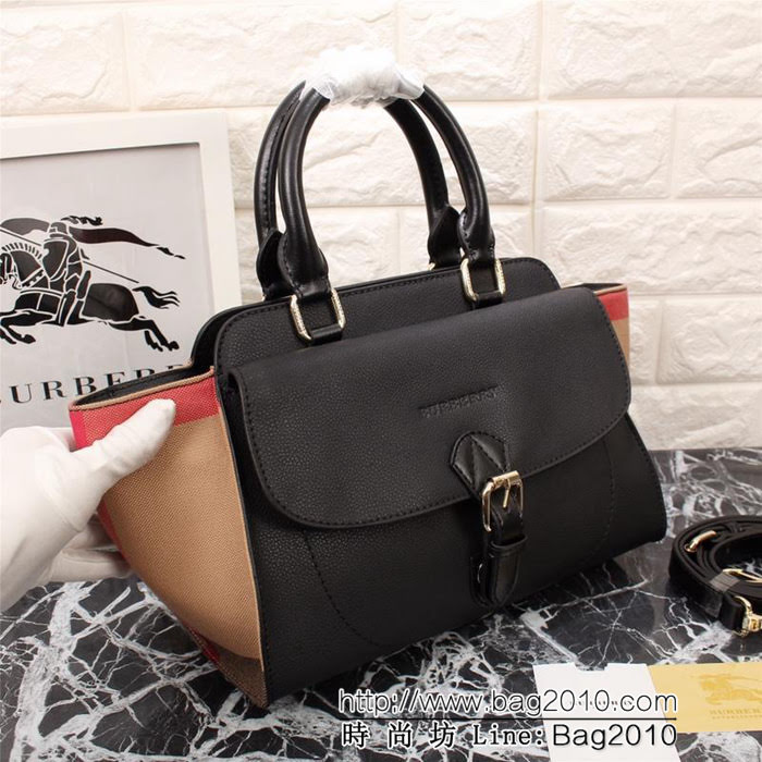 BURBERRY巴寶莉 獨家爆款 立體結構感 Canvas格紋托特包 39921  Bhq1001